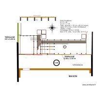 NIEUL Jardin Arri&egrave;re Implantation terrasse