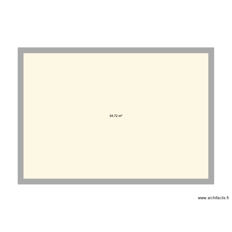 Adop. Plan de 1 pièce et 55 m2