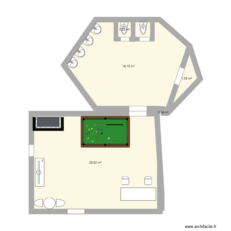 dabar. Plan de 0 pièce et 0 m2
