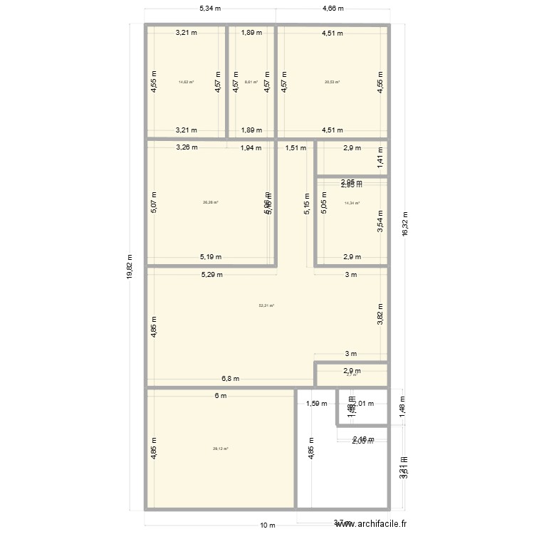 MOD PLANO CASA. Plan de 0 pièce et 0 m2