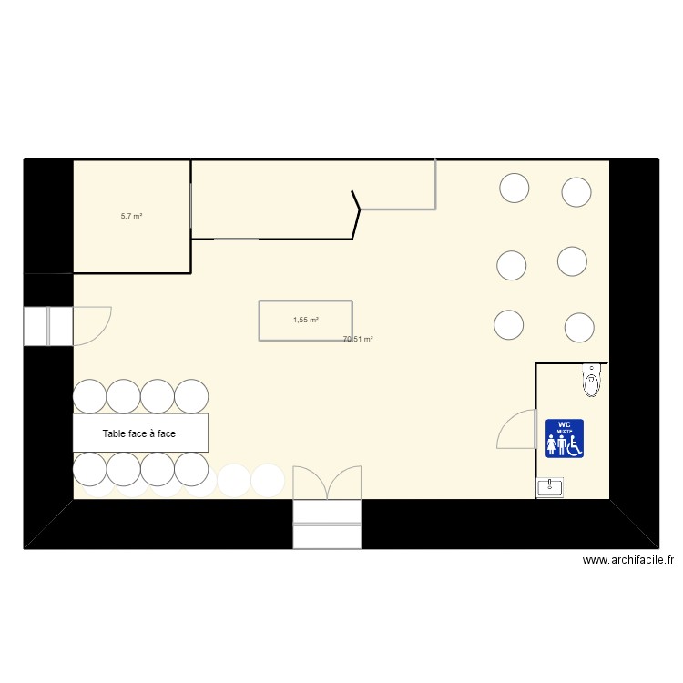 Paula. Plan de 0 pièce et 0 m2