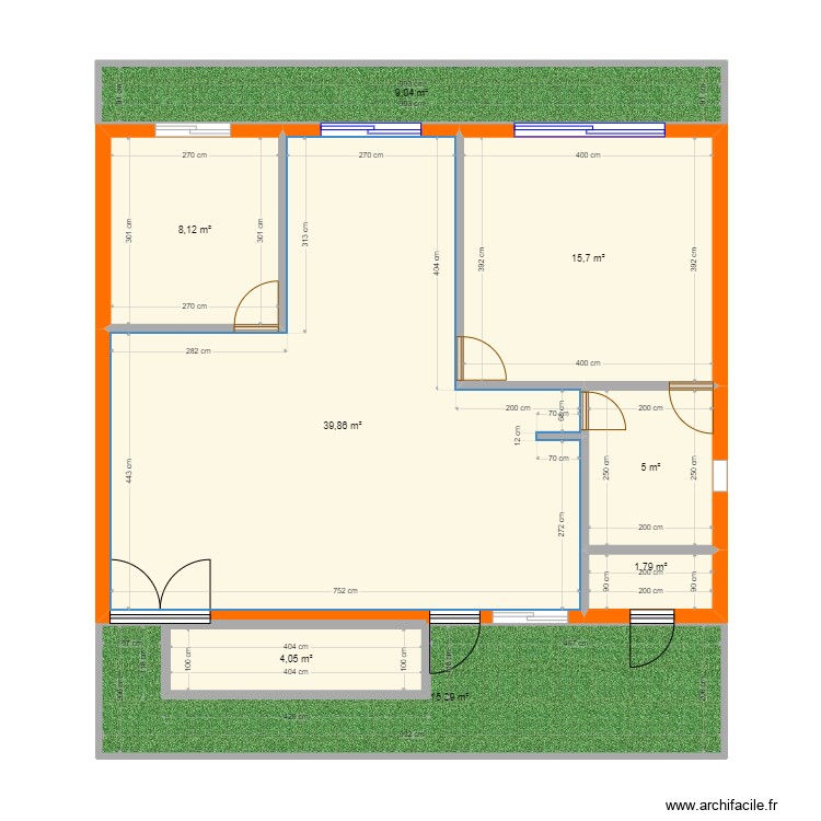 casa final. Plan de 0 pièce et 0 m2