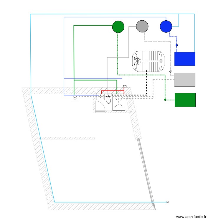 Bodega sanitario. Plan de 0 pièce et 0 m2 Bodega sanitario. Plan de 0 pièce et 0 m2