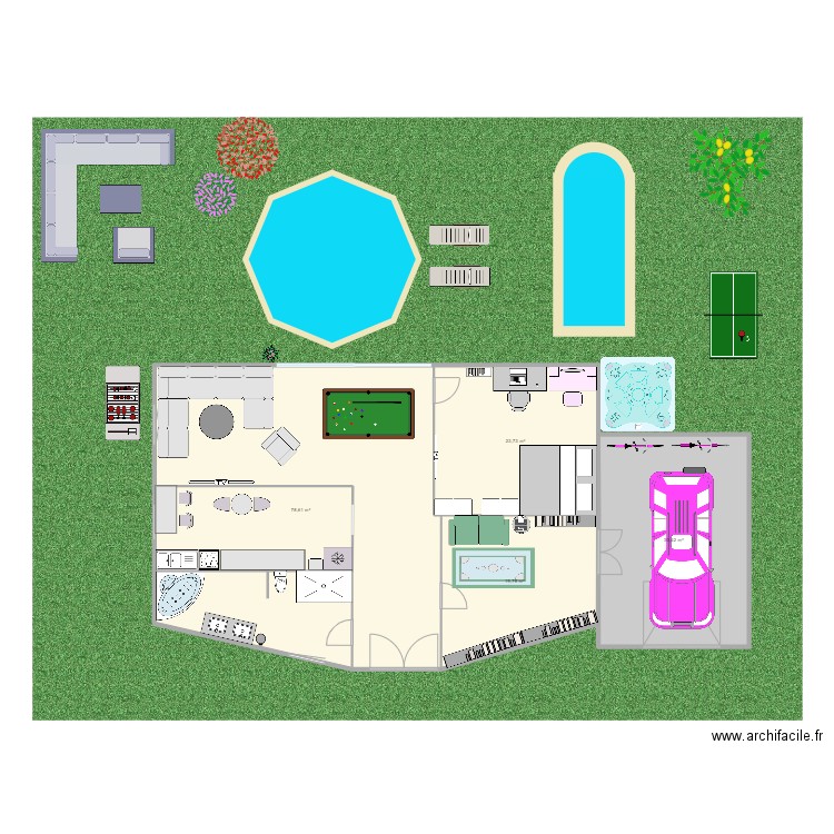 English. Plan de 0 pièce et 0 m2