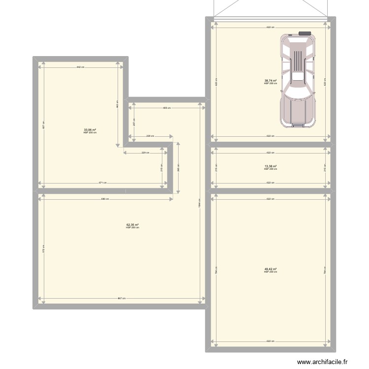 Haus 3. Plan de 0 pièce et 0 m2