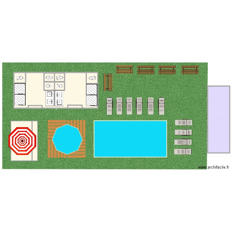 piscina municipal. Plan de 0 pièce et 0 m2