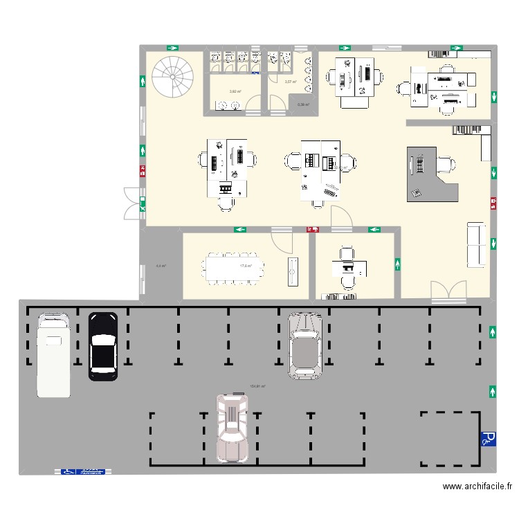 AULA OFICINA . Plan de 0 pièce et 0 m2