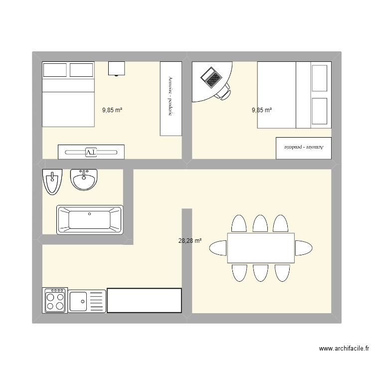 Artes visuales examen . Plan de 0 pièce et 0 m2
