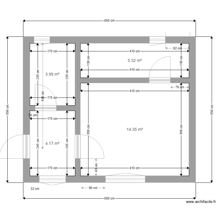 Interior. Plan de 0 pièce et 0 m2