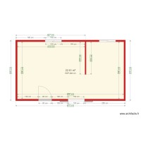 plano monoambiente paredes