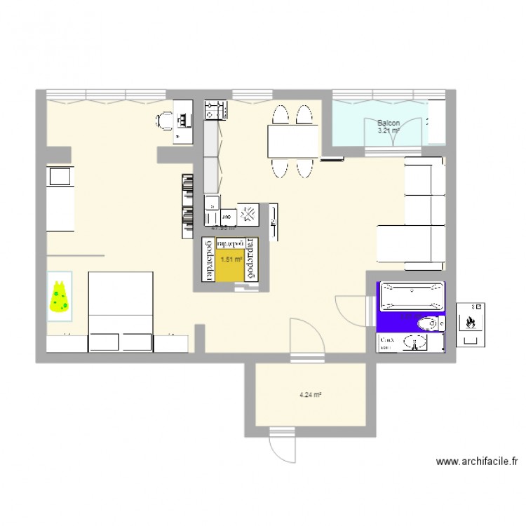 plan. Plan de 0 pièce et 0 m2