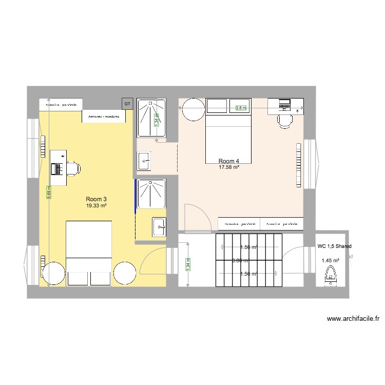 Sicambres. Plan de 0 pièce et 0 m2