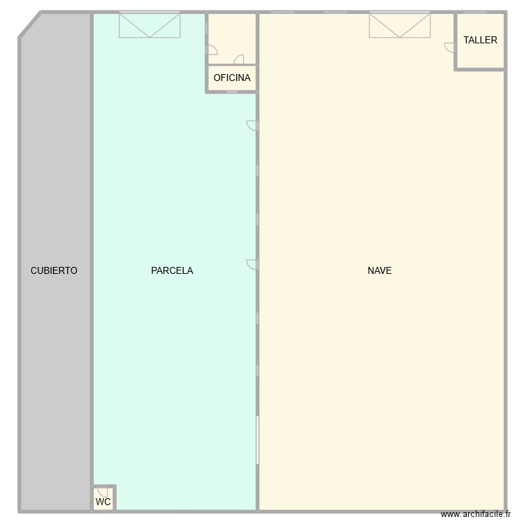 NAVE ALCUSÓN PLANA. Plan de 0 pièce et 0 m2