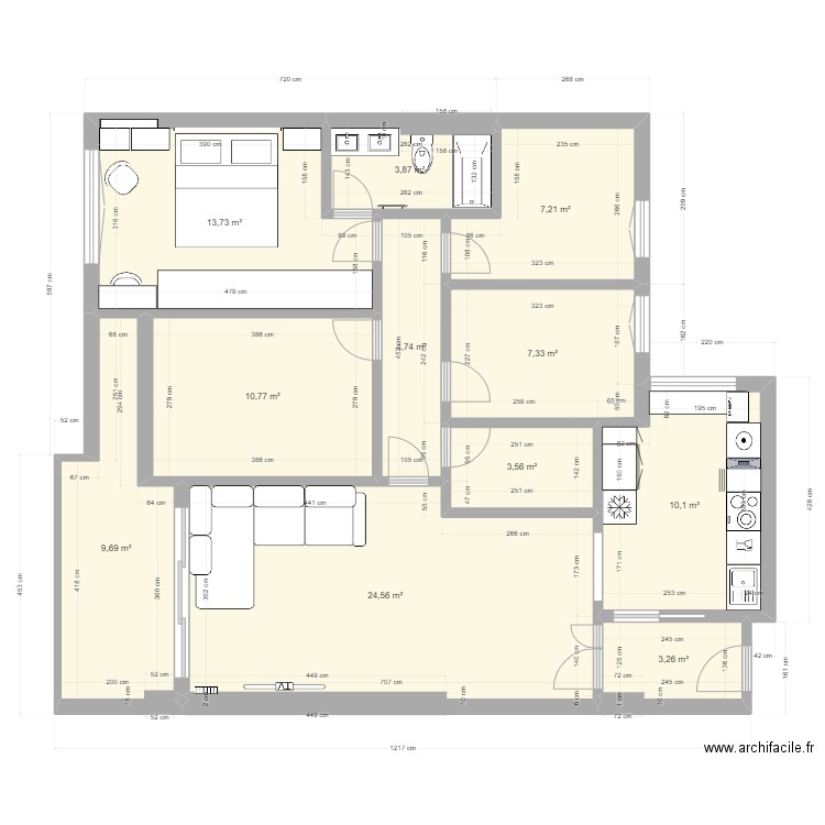 Casa. Plan de 0 pièce et 0 m2