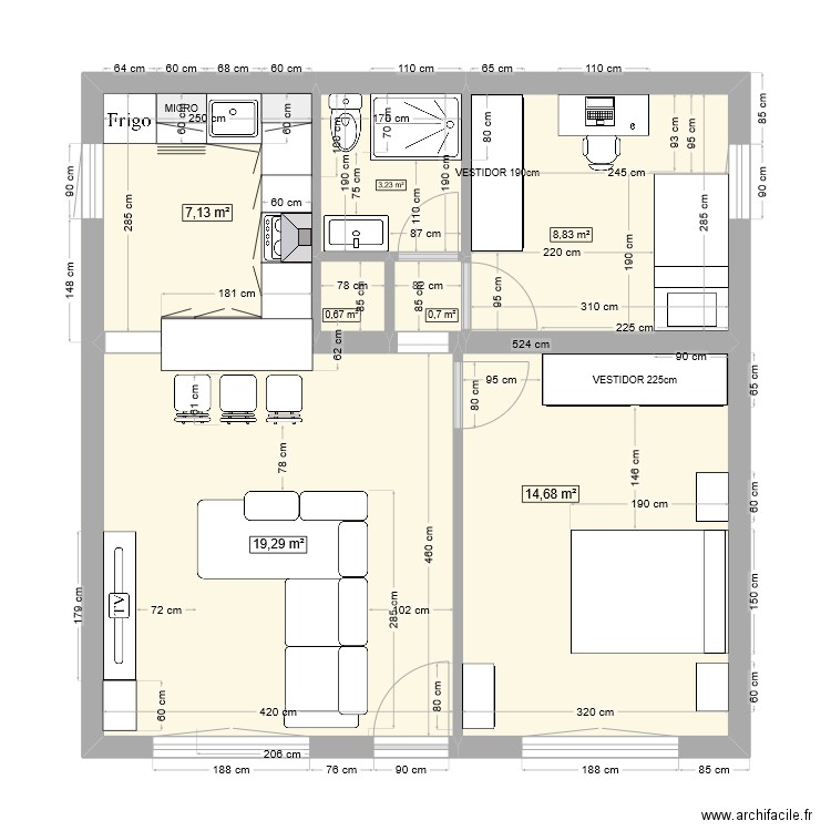 gijon. Plan de 0 pièce et 0 m2