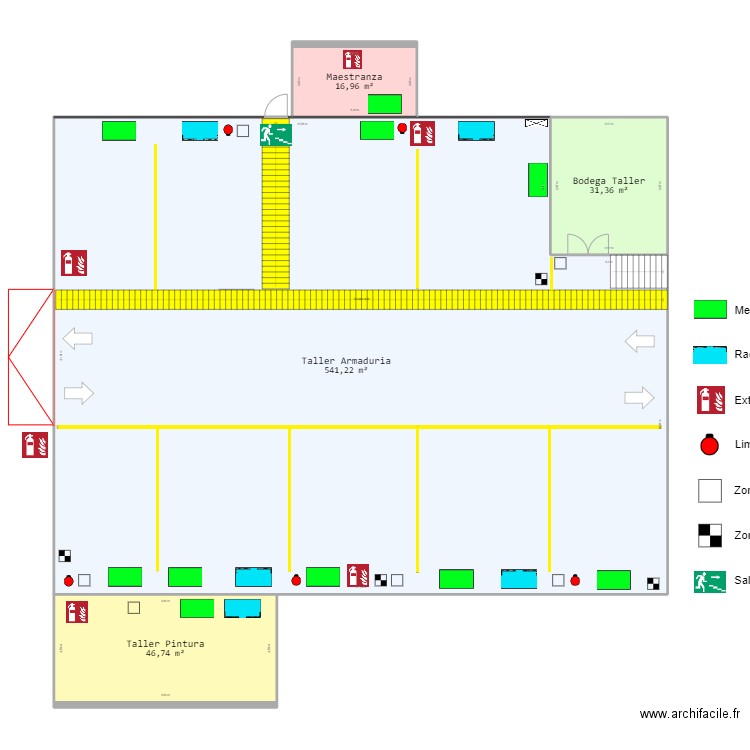 Armaduria. Plan de 0 pièce et 0 m2