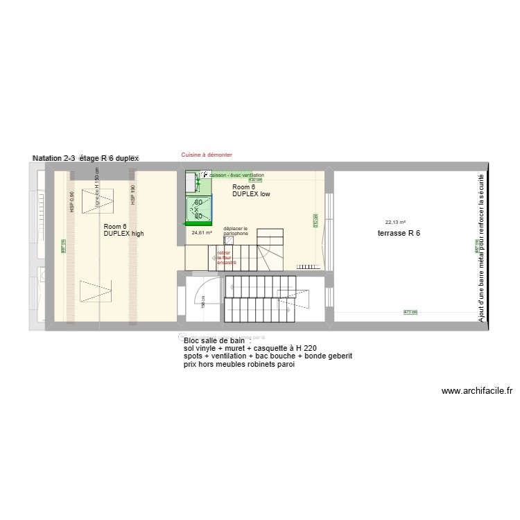 Natation. Plan de 0 pièce et 0 m2