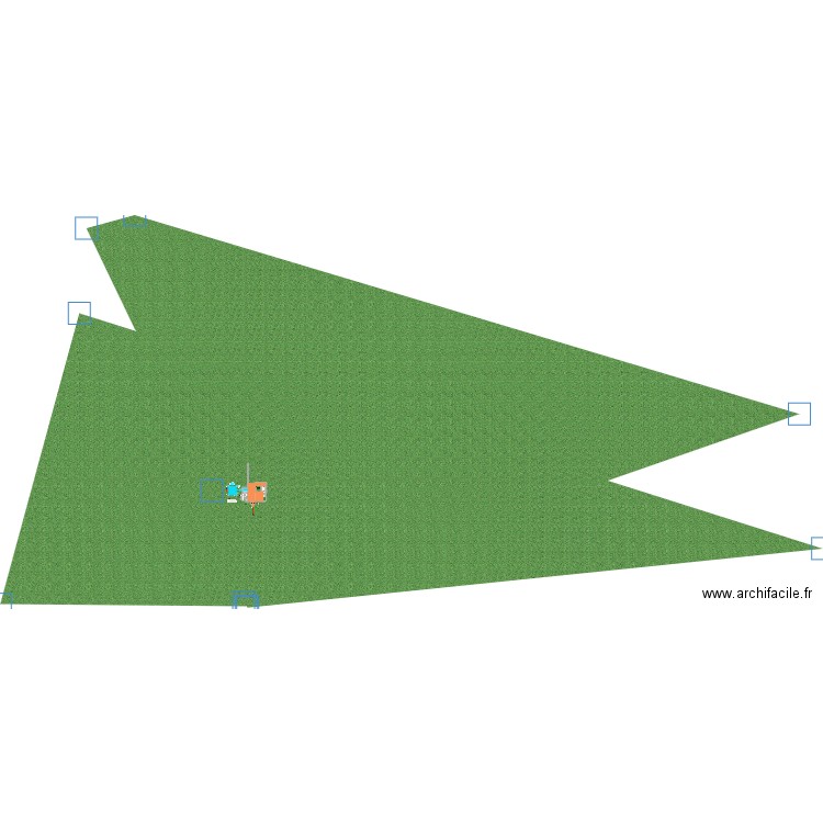 French. Plan de 0 pièce et 0 m2