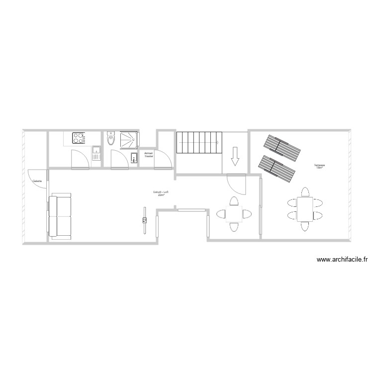 AticPortAlegre. Plan de 0 pièce et 0 m2 AticPortAlegre. Plan de 0 pièce et 0 m2