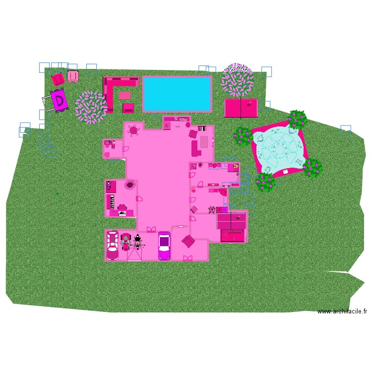 house. Plan de 0 pièce et 0 m2