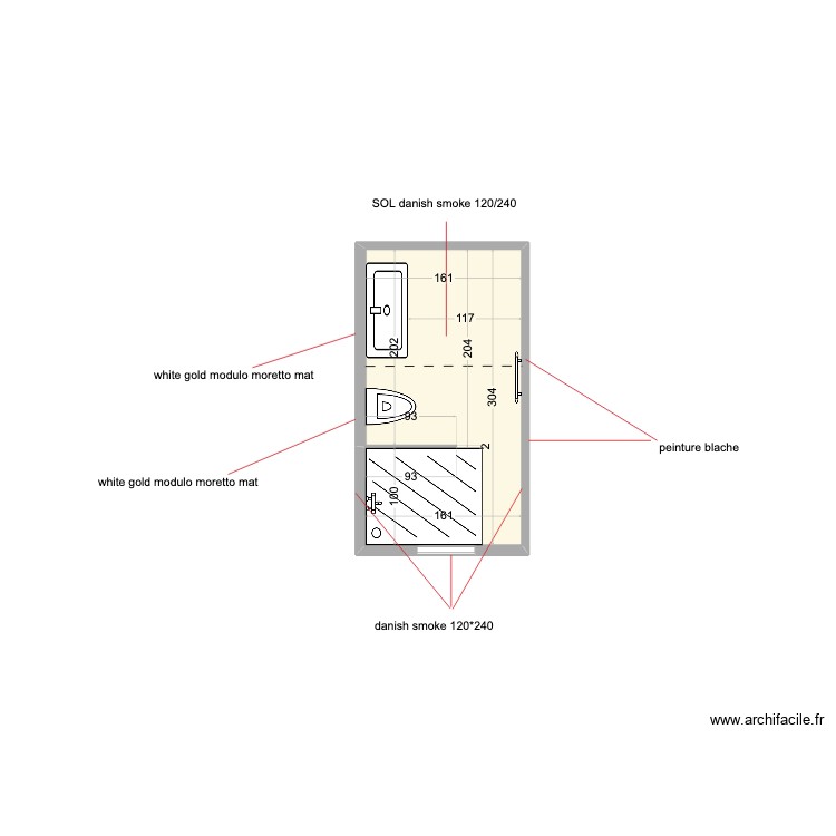 SDB détails 1.2. Plan de 0 pièce et 0 m2