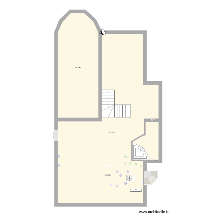 cit&eacute; renault villa. Plan de 0 pièce et 0 m2