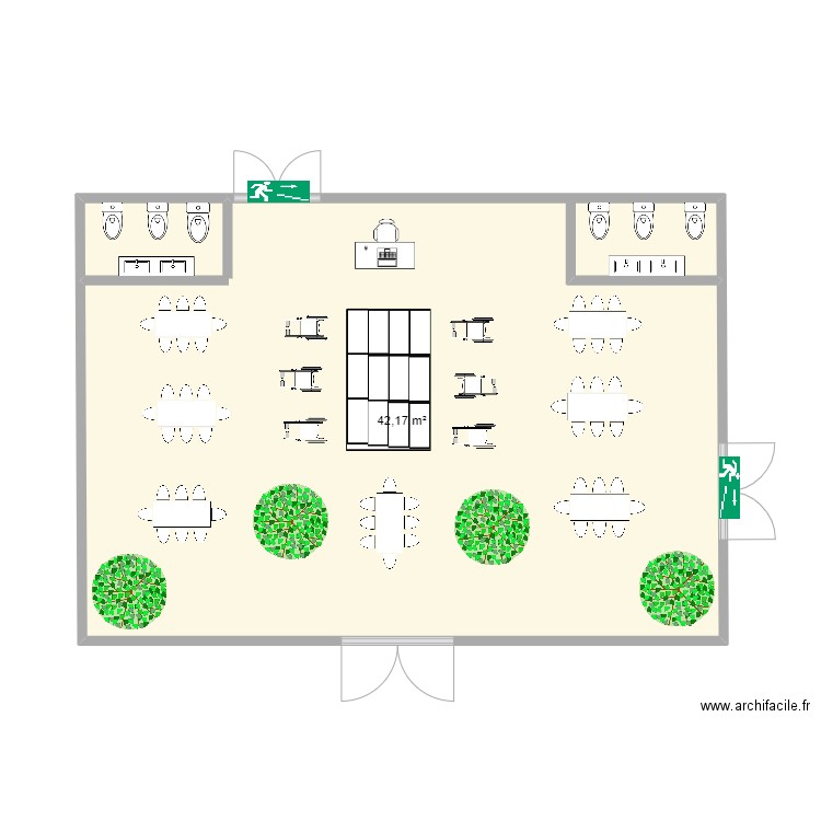 2 antro adultos mayores. Plan de 0 pièce et 0 m2