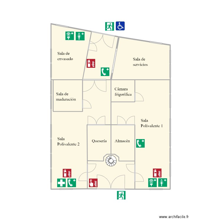 planta piloto. Plan de 0 pièce et 0 m2