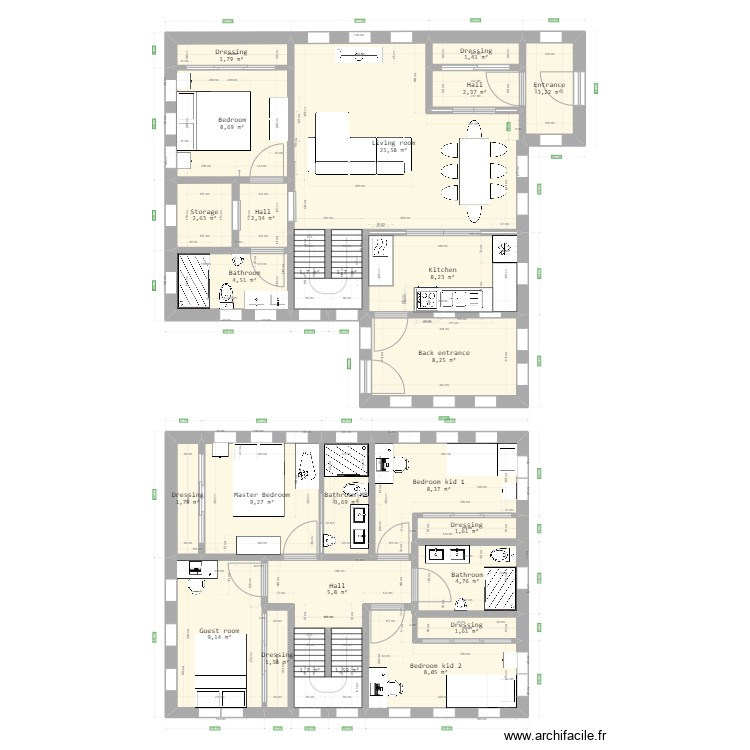 House Nam & Frederic v3. Plan de 0 pièce et 0 m2