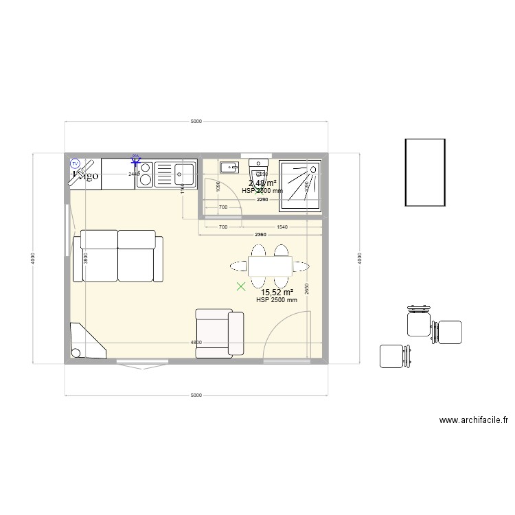 Refugio3. Plan de 0 pièce et 0 m2