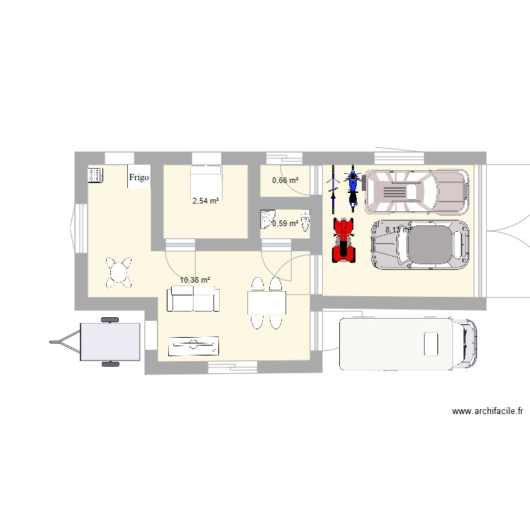 APARTAMENTO ARCHIFACILE. Plan de 0 pièce et 0 m2