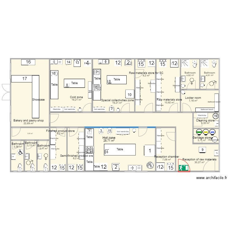 Panadería 2º. Plan de 0 pièce et 0 m2