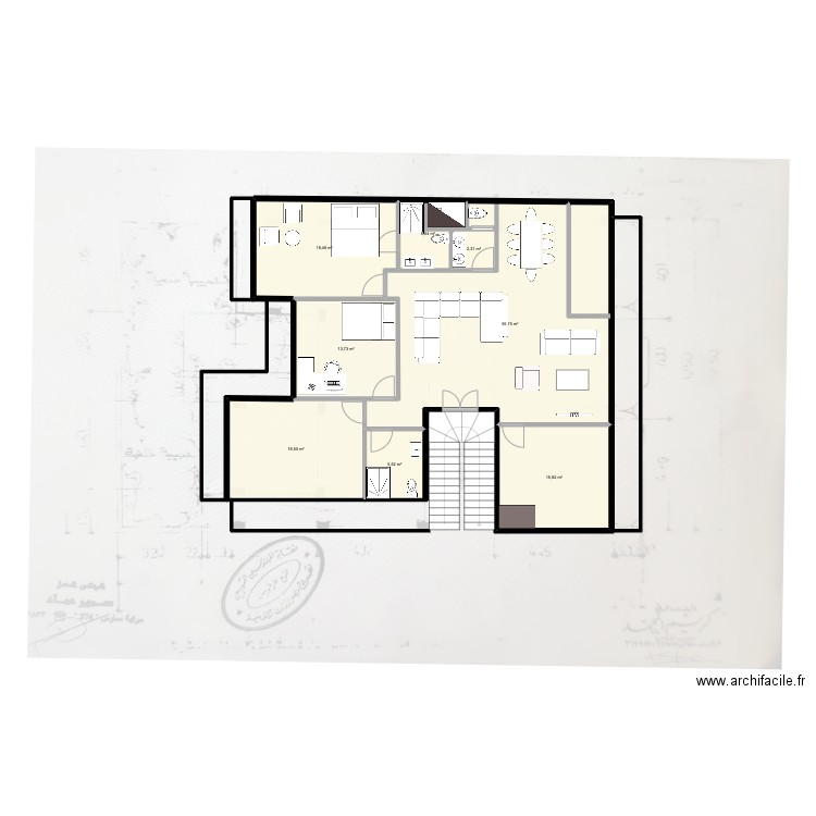 maisone al. Plan de 0 pièce et 0 m2