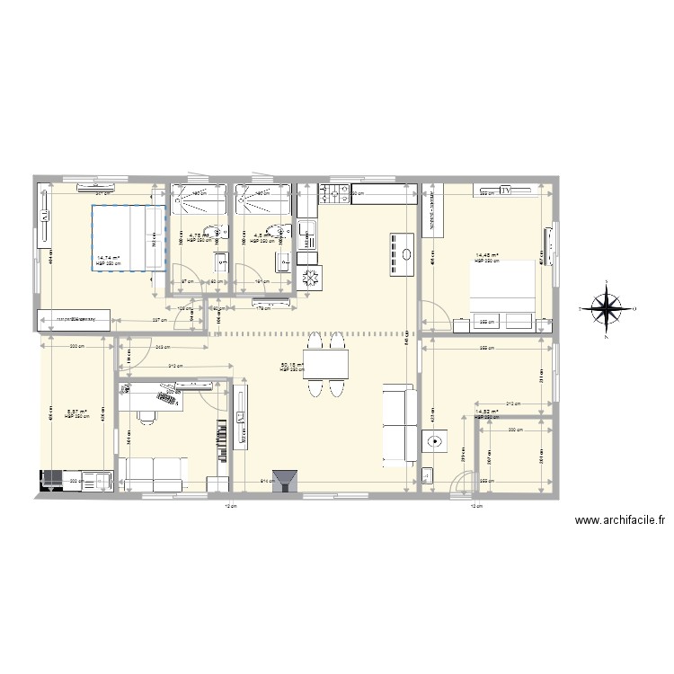 Projeto2andares. Plan de 0 pièce et 0 m2