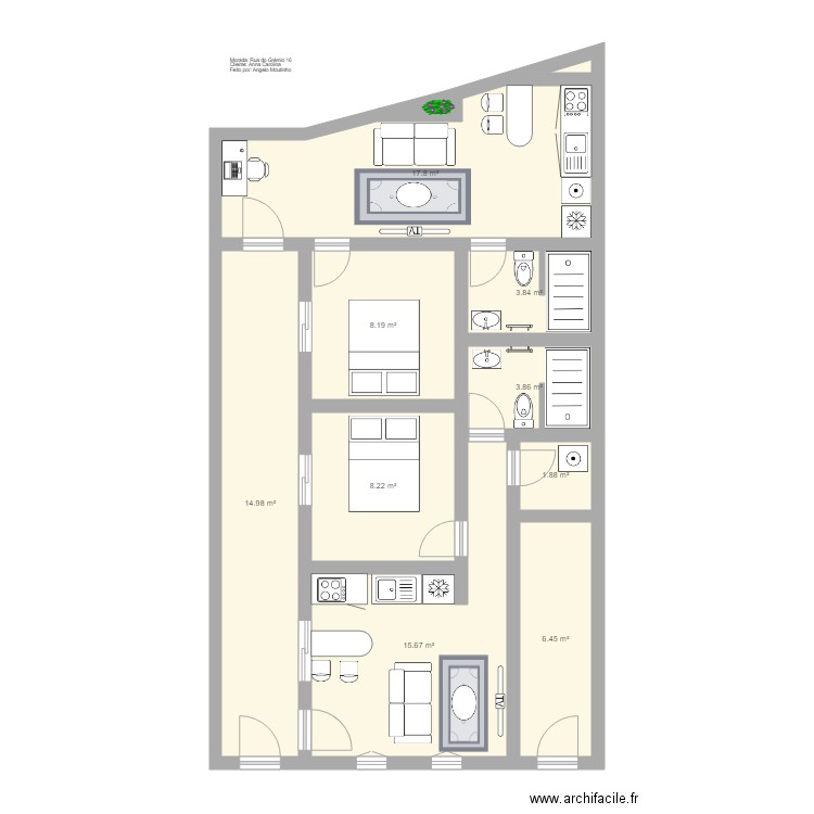 Gremio 16 piso 0 versão final. Plan de 0 pièce et 0 m2