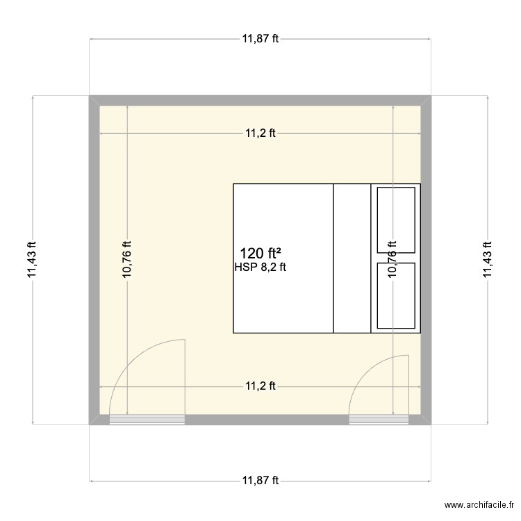 Hartford - 2nd Floor Layout QUEEN. Plan de 0 pièce et 0 m2
