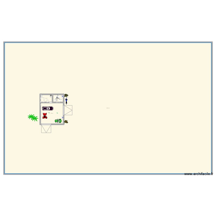 plan de garage. Plan de 0 pièce et 0 m2