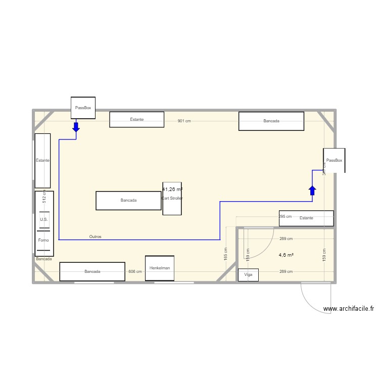 Sala Limpa 1. Plan de 0 pièce et 0 m2