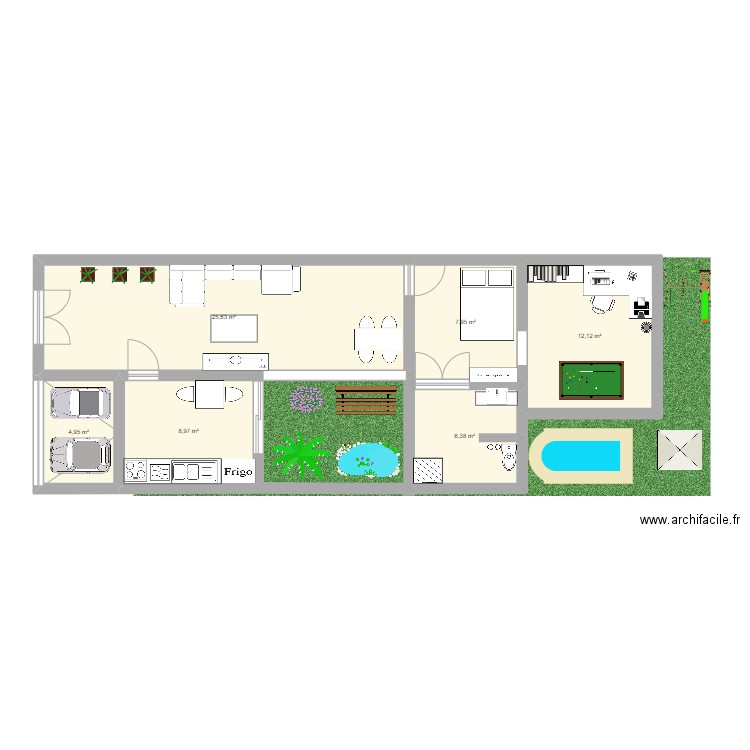 casa freaky mix. Plan de 0 pièce et 0 m2