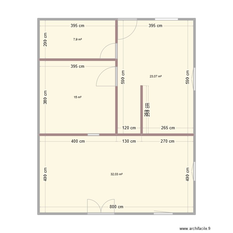 plano. Plan de 0 pièce et 0 m2