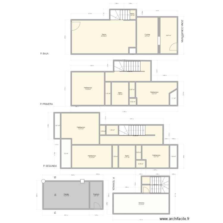 valencia 25-I manises. Plan de 0 pièce et 0 m2