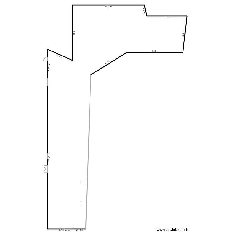 novo galpao virginia. Plan de 0 pièce et 0 m2