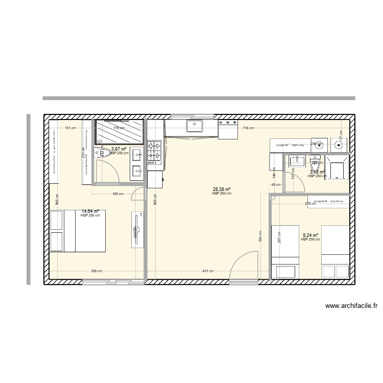 casa sur. Plan de 0 pièce et 0 m2
