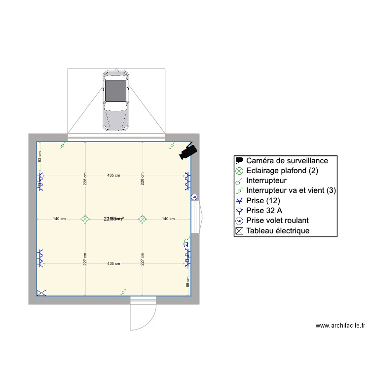 Garage Steinsel. Plan de 0 pièce et 0 m2