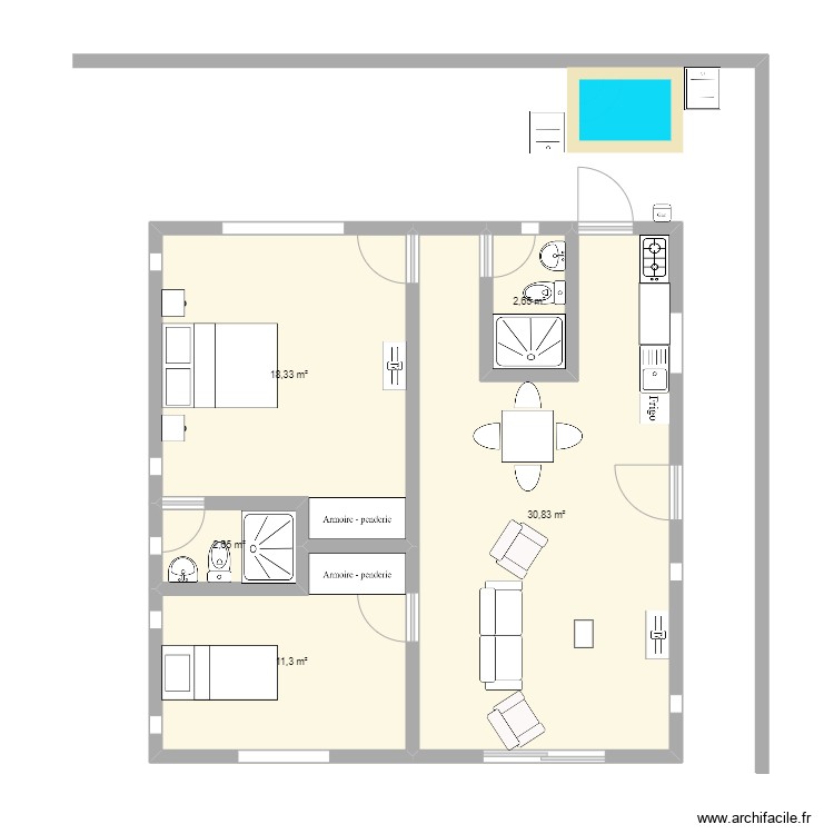 Plano 2. Plan de 0 pièce et 0 m2