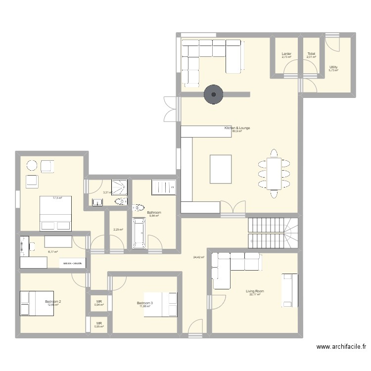 1.5 Storey. Plan de 0 pièce et 0 m2