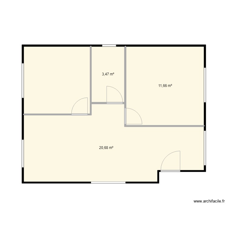 romina. Plan de 0 pièce et 0 m2