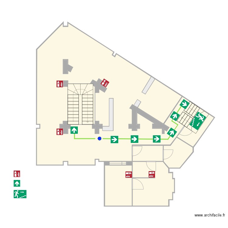 foro. Plan de 0 pièce et 0 m2