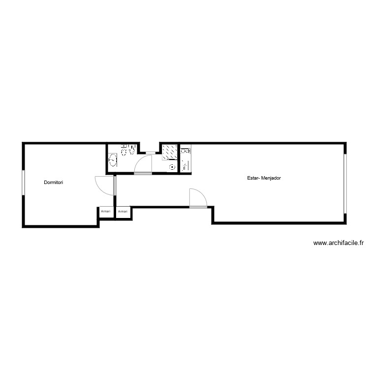 Bayo. Plan de 0 pièce et 0 m2 Bayo. Plan de 0 pièce et 0 m2