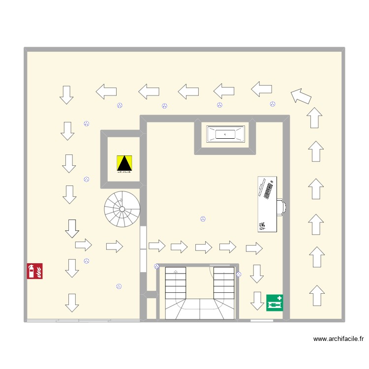 OFICINA primer piso. Plan de 0 pièce et 0 m2 OFICINA primer piso. Plan de 0 pièce et 0 m2